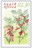 Postage stamp with image of Sutherlandia frutescence